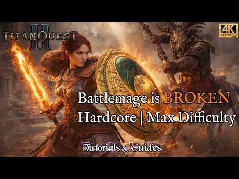 Titan Quest II: Battlemage Build Guide | Fire Warrior Setup (Warfare + Earth)