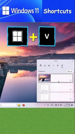How to Open Clipboard Panel using Shortcut Keys in Windows 11