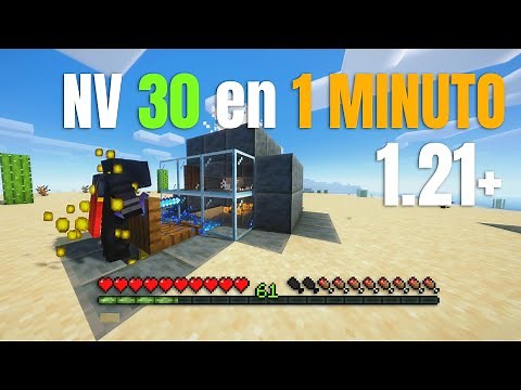 LA GRANJA de EXPERIENCIA (niveles) MÁS FÁCIL para MINECRAFT 1.21+ JAVA