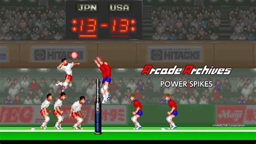 Arcade Archives: POWER SPIKES comes to Switch Oct. 10th, 2024