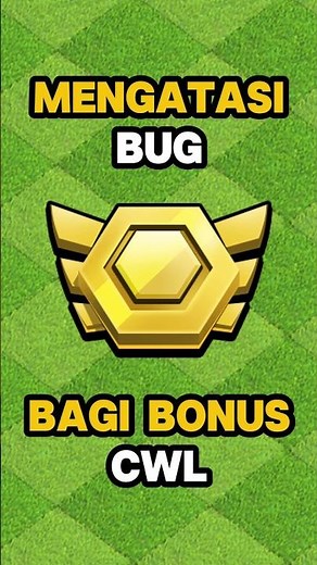 How to solve CWL MEDAL BUG.. #clashofclans #coc