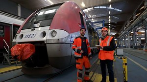 Le Technicentre de Tergnier a accueilli le premier train TER