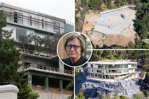 Mohamed Hadid’s controversial hilltop ‘Starship Enterprise’ mansion site is up for auction — again