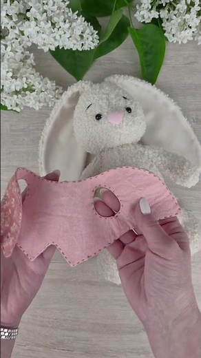 Cute Teddy Bunny Sewing Pattern 🐰 PDF Tutorial for Plush Toy Makers #diy #sewingpatternpdf