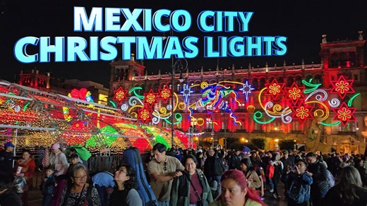 Mexico City’s magical Christmas lights tour: Zocalo, Polanco & festive traditions!
