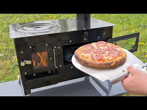 Outdoor-Küchenofen Garten-Kamin Gartenküche "Rosalie" Pizzaofen Zeltofen Gartenküche Terrassenofen