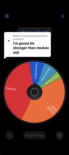 Replying to @journeytogreatest6#viral #jjk #jujutsukaisen #anime #spinthewheel