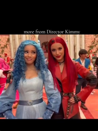 🎬 Director Kimmy is back with Part 2 of her absolutely hilarious, photo-realistic storyboards from Descendants: Wicked Wonderland! 😂✨ Seeing her wild ideas come to life is pure comedy. Which storyboard is your favorite? 👀💙 #descendantswickedwonderland #maliabaker #kyliecantrall #fypシ #descendants5 📸: @kimmygatewood