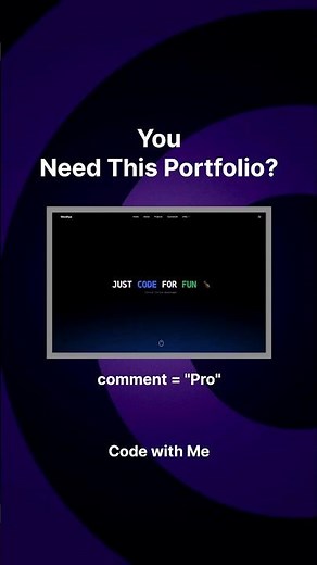You NEED This Portfolio Website 😍 | Modern Animated Portfolio using HTML CSS & JS 🚀