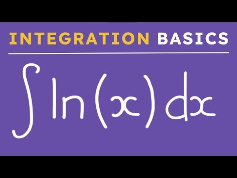 Integral of ln(x) with integration by parts