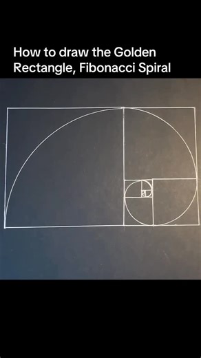 Natureofflowers Sacred Geometry | How to draw the Golden Rectangle, Fibonacci Spiral #natureofflowers #sacredgeometry #torus #fibonaccispiral #goldenrectangle | Instagram