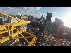 First-hand experience with Liebherr tower crane section install during climb