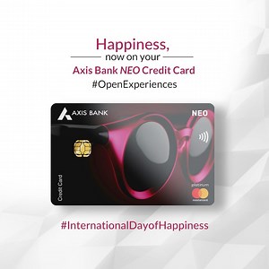 1M views · 2.7K reactions | Happiness comes in many forms. Dream getaways, shared pizzas, and scenic dinners. #OpenExperiences to endless happiness with Axis Bank Neo Credit Card. Apply now! https://www.axisbank.com/retail/cards/credit-card/neo-credit-card #AxisBank #NeoCreditCard #InternationalDayofHappiness | Axis Bank | Facebook