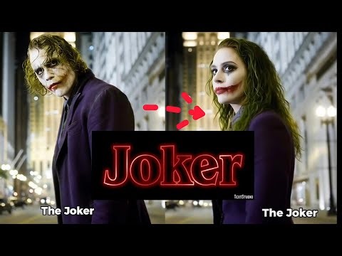 The Dark Knight Reimagined with Gender Swap | AI Transformation