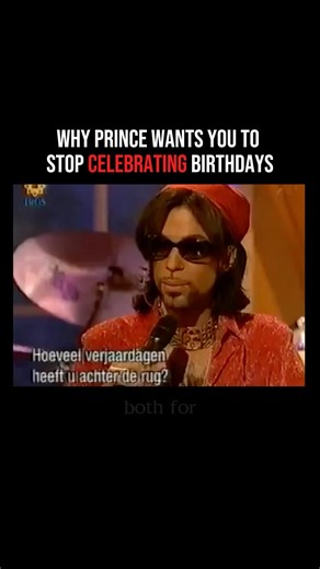 Prince Explains Why We Age