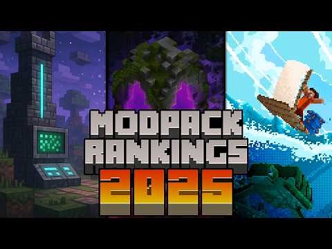 I Ranked EVERY Minecraft Modpack I Played in 2025