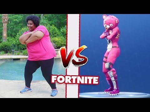 MOM VS DAD FORTNITE DANCE CHALLENGE! All The Dances!