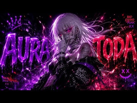 AURA TODA ⚡ Brazilian Funk Edit | Dark Neon Anime Bass 4K