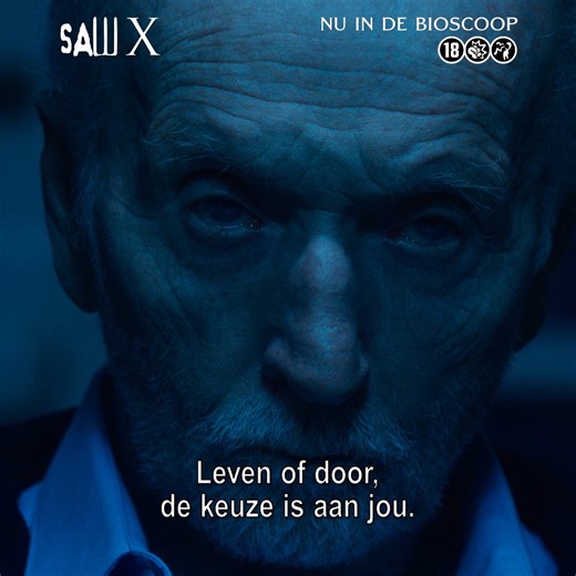 Halloween is dan misschien wel voorbij, maar SAW X is nog steeds te zien in de bioscopen. Mis het niet! 🤡 | Jigsaw NL