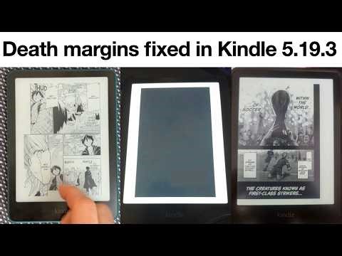 Deaths margins fixed in Kindle update 5.19.3 but be careful in case new bugs occur