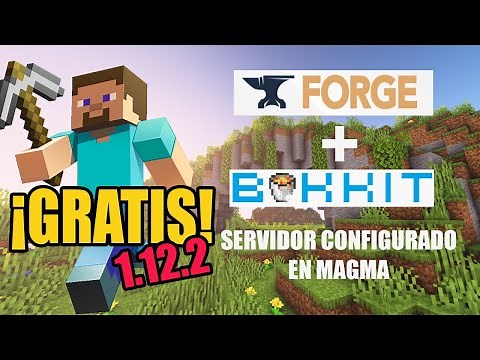 Descarga servidor Minecraft 1.12.2 configurado (bukkit plugins y mods forge juntos)
