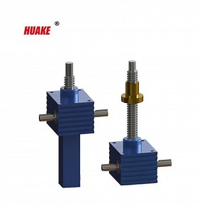 [Hot Item] Table Lifting Bolt Model Flat Head Thread Jack Worm Gear Screw Mechanical Jack Screw Flange Jack with Motor