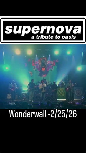 Here’s a clip of Wonderwall, full video here: https://www.youtube.com/watch?v=bhhHdXLZlRE #oasis #oasisfans #supernova #oasiswonderwall #madferit