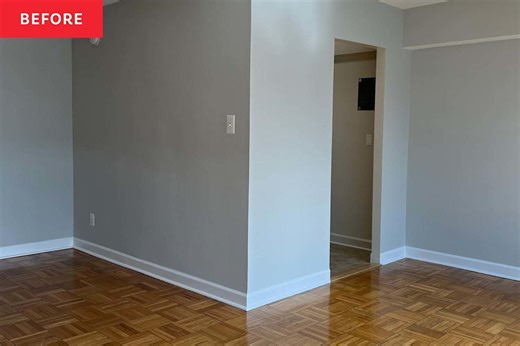Before and After: A Simple IKEA Trick Makes a Studio Feel Like a One-Bedroom