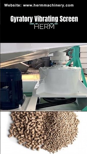 Grain Rotary Vibrating Screen | Grain Cleaning Machine for Sale - Herm Machinery #graincleaner