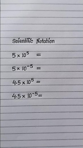 Convert Scientific Notation to Standard Form Easily #maths #studytok #education #mathhelp