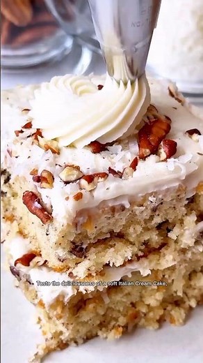 Italian Cream Cake Recipe | Delicious & Easy to Make