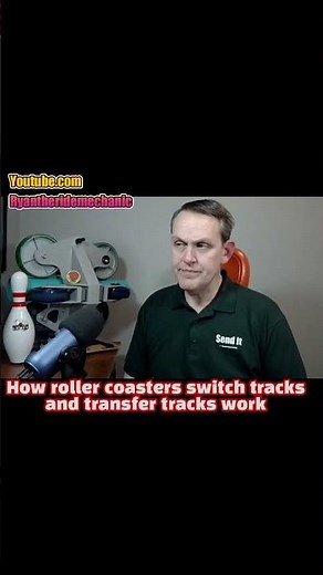 How roller coasters switch tracks and transfer tracks work intro #shorts