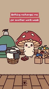 Every Single Weekend 🍄 Original Audio: The Professional Mess #weekend #week #chores #laundry #animation #mushroom #understudio | Under Studio