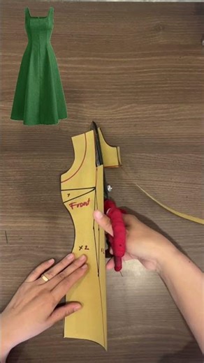 How to design a 4-piece dress pattern #sewing #ussewtips #handmadeinusa