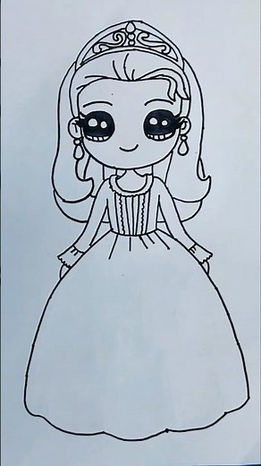 How To Draw Princess Amber #shorts #trending #drawing #art #youtubeshorts #ytshorts #princess #amber