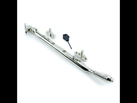 Reeded Lockable Casement Stay - Code K3202 - www.castinstyle.co.uk