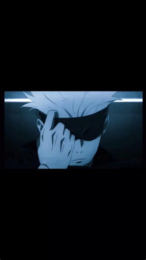 Gojo removing blindfold #anime #gojo