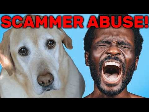 This Lottery Scammer ABUSES DOGS!