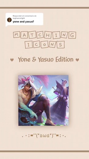 Yasuo & Yone League of Legends Matching Icons Profile Pictures