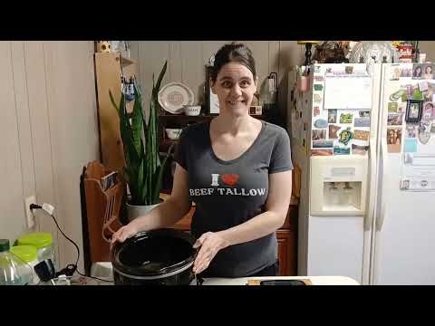 How to make cold process tallow soap