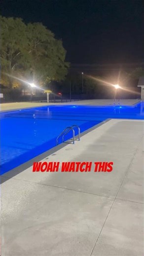 Woah this is cool #pool #led #colors #mesmerizing