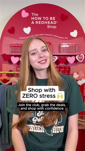 #Redheads, shop with confidence! 🛍️ #TikTokShopJumpstartSale is live, and we’ve got free returns on all products. Join the club, grab the deals, and relax. #FYP #TikTokShop