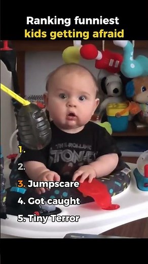 Ranking Funniest Kids Getting Afraid Moments