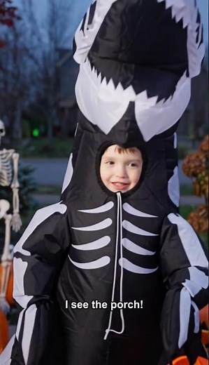 Lulu Home Kids Inflatable Dinosaur T-Rex Costume for Halloween and Parties