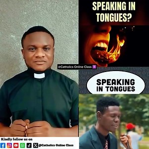 Speaking in tongues is not a skill you can acquire. Without wasting any more time, just watch this video 🙆✝️ _____________ | Catholics Online Class