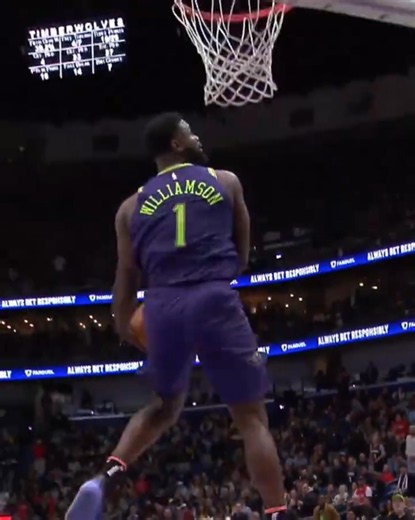 NBA Top Plays (pt 243): Zion INSANE 360 Dunk vs Timberwolves #nba #pelicans #highlights #topplays