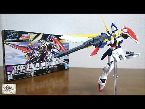 (Transforms into bird mode! Great flashy pose!) HGAC 1/144 Wing Gundam Review