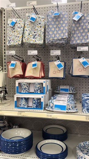 Spotted this gorgeous blue and white kitchenware @target how adorable?!? #target #blueandwhite