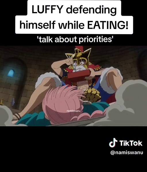 Luffy's love for food is insane! 😭🤣 #luffy #mugiwara #onepieceanime #onepiece #dressrosa #strawhats #rebecca