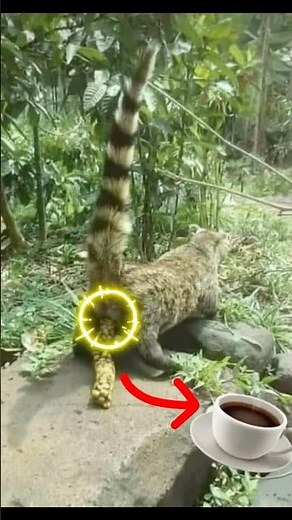 Cat Poop Coffe Explained 💩💩| The World’s Most Expensive Coffe | #kopiluwak #coffe